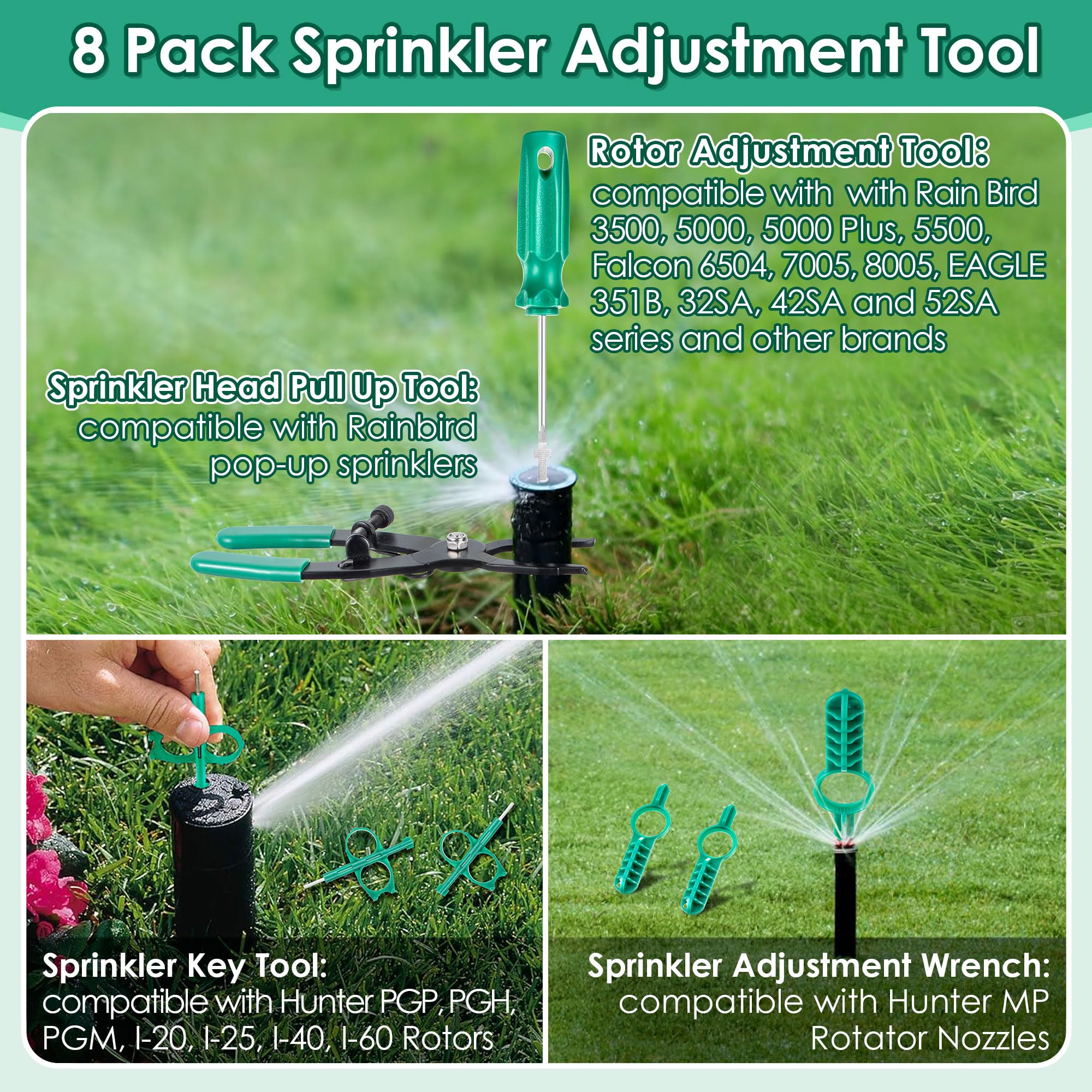 Gulfmew spray head pull-up tool for easy pop-up head access.