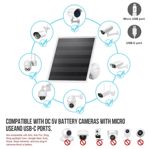 Gulisot 6W solar panel charger with adjustable bracket for flexible mounting.