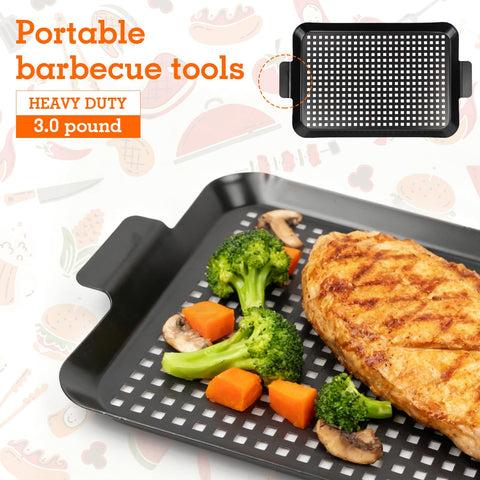 Vegetables and meats cook evenly on Guogiyala toppers, freeing hands for social grilling.