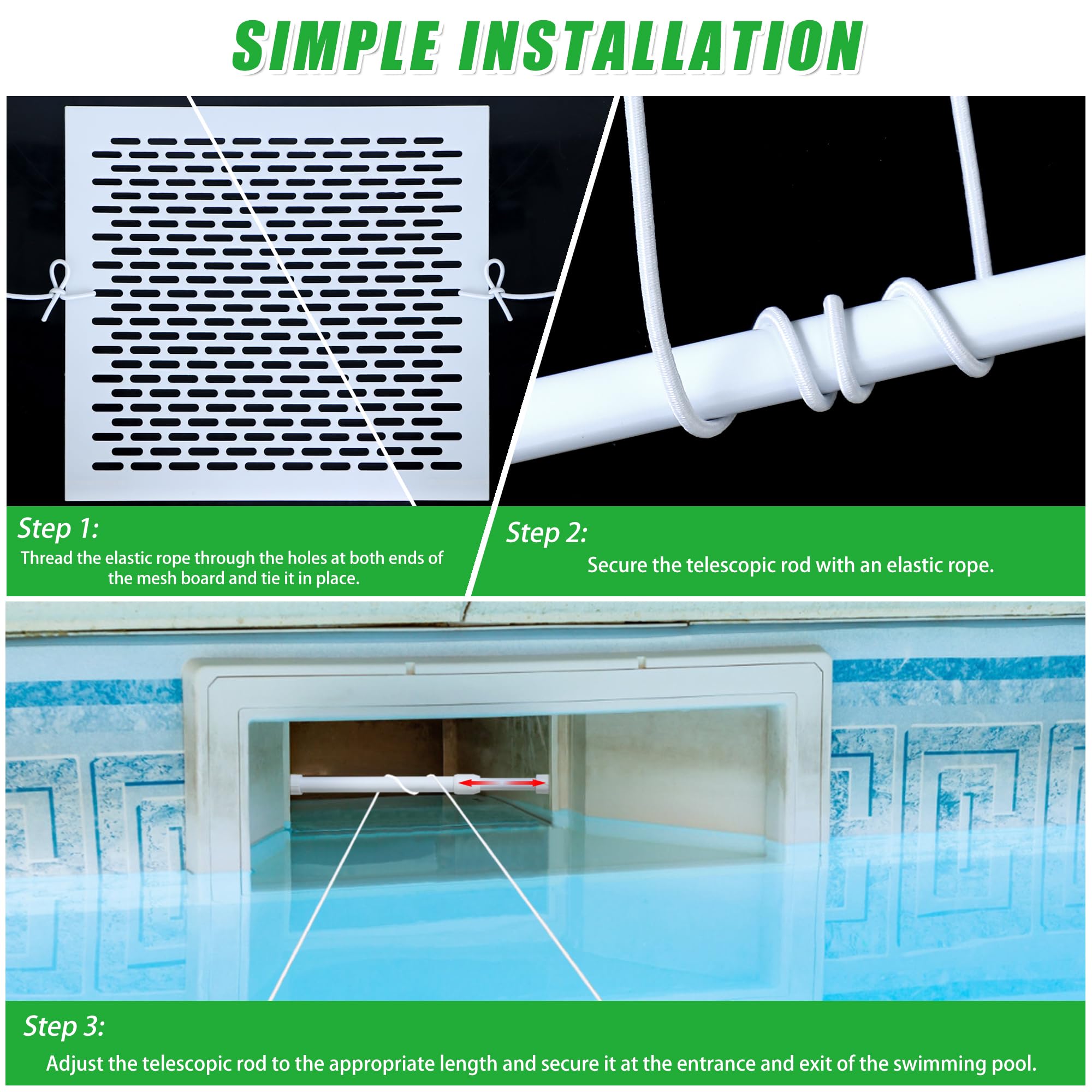 Guotwozi Skimmer Guard Kit keeps pool pumps clear and efficient