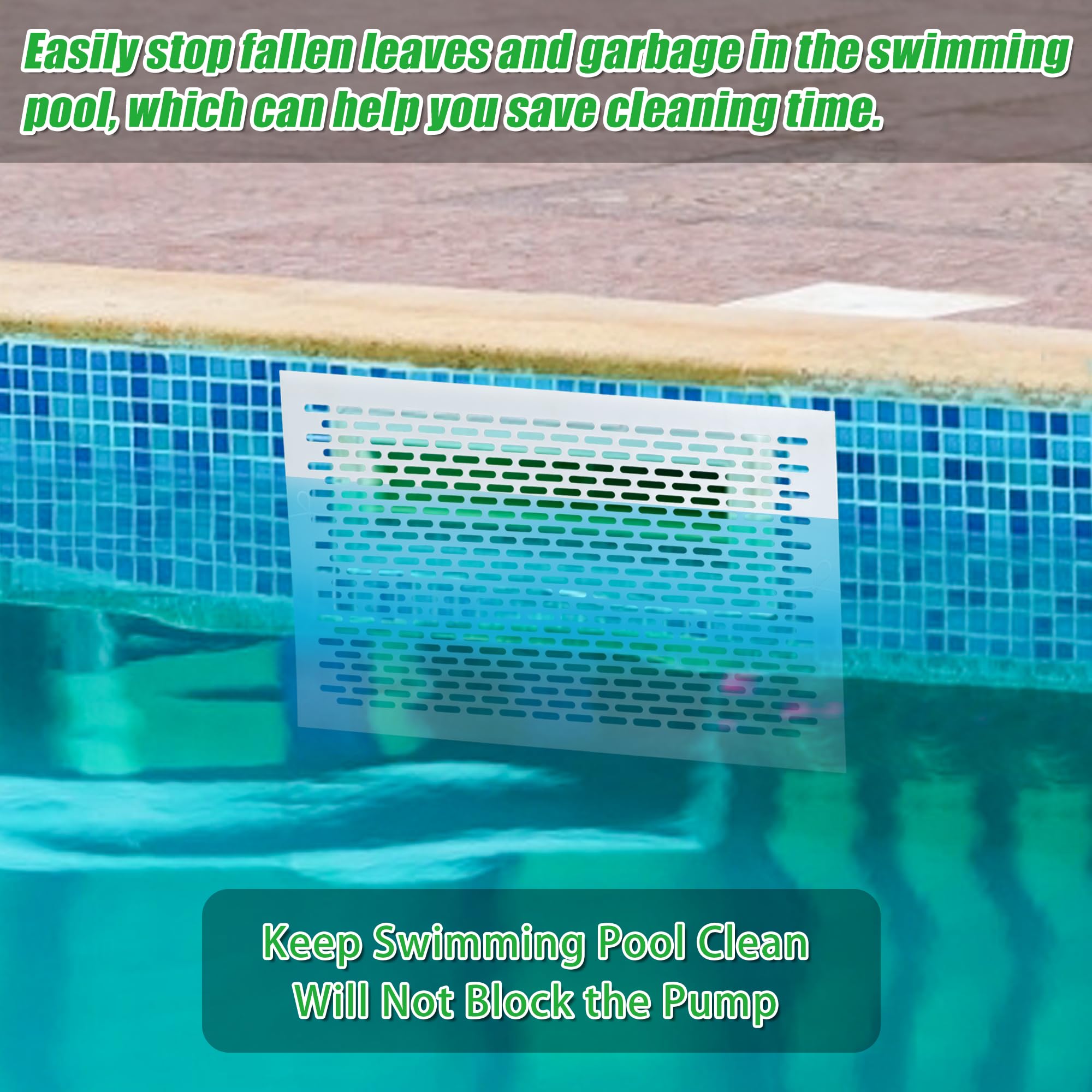 Guotwozi Skimmer Guard Kit mesh board closeup showing sturdy PP mesh