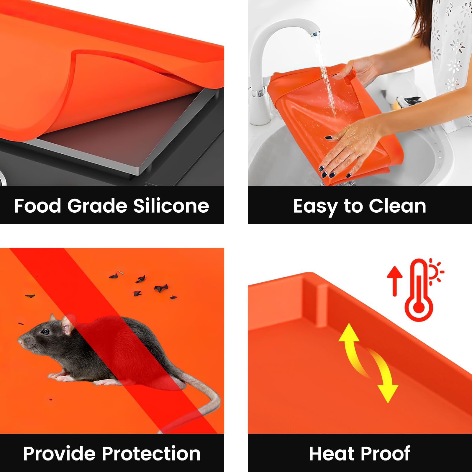 GUSOYO all-season outdoor cover shields the griddle from rain and dust