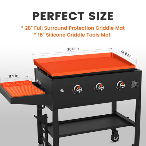 GUSOYO edge-design close-up of silicone mat showing durability and flexibility.