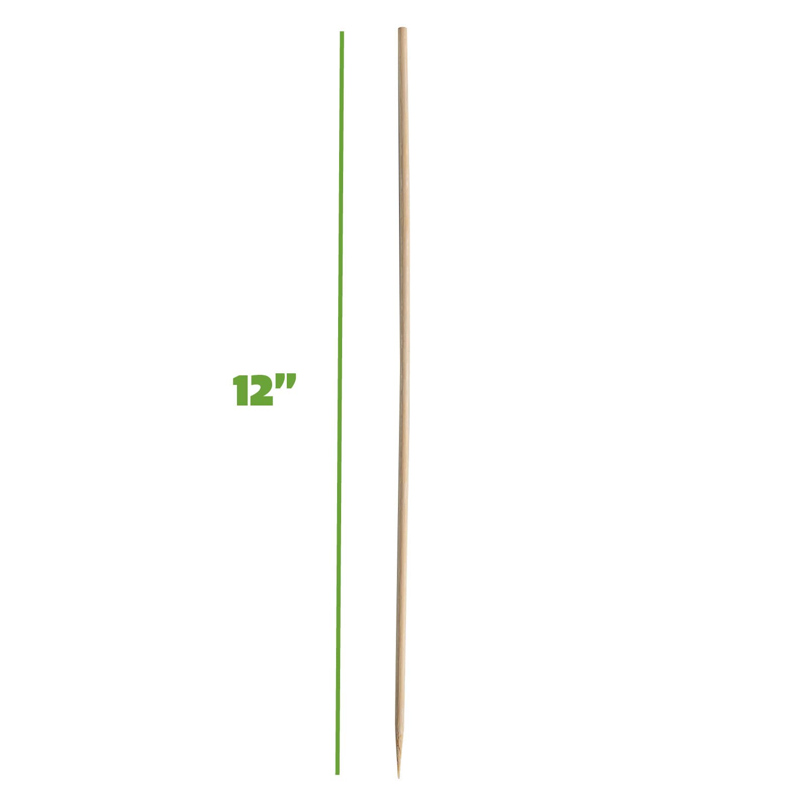 GUSTO skewers with smooth, splinter-free finish for easy piercing