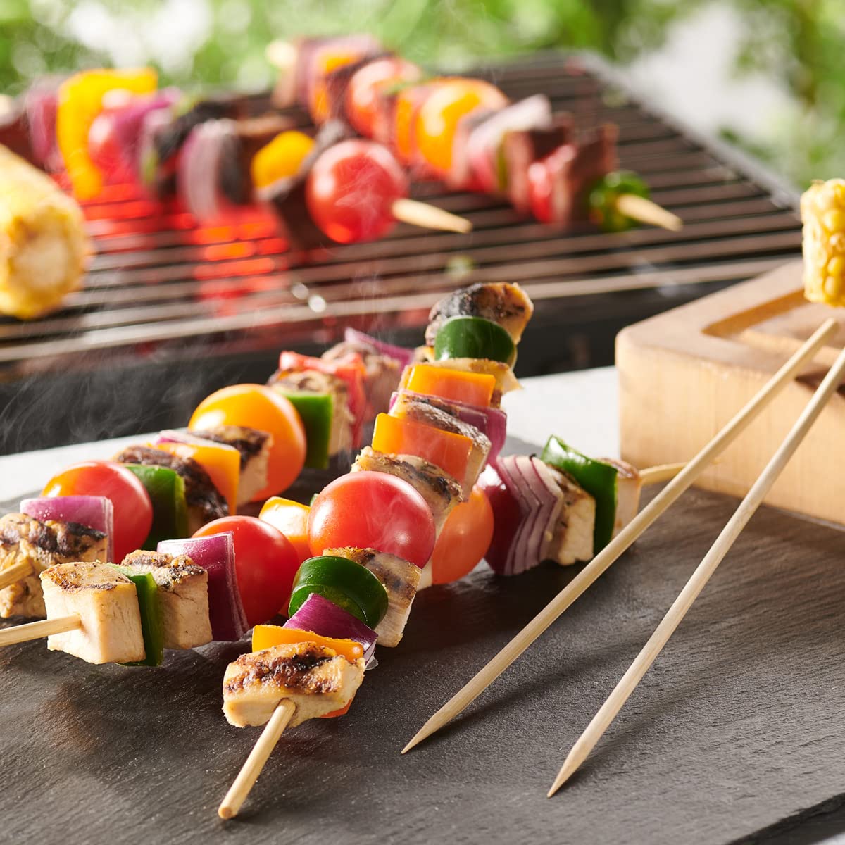 GUSTO eco-friendly bamboo material supports sustainable entertaining.