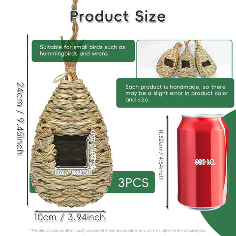 Gute grass bird nest hand-woven showcases natural elegance in gardens.