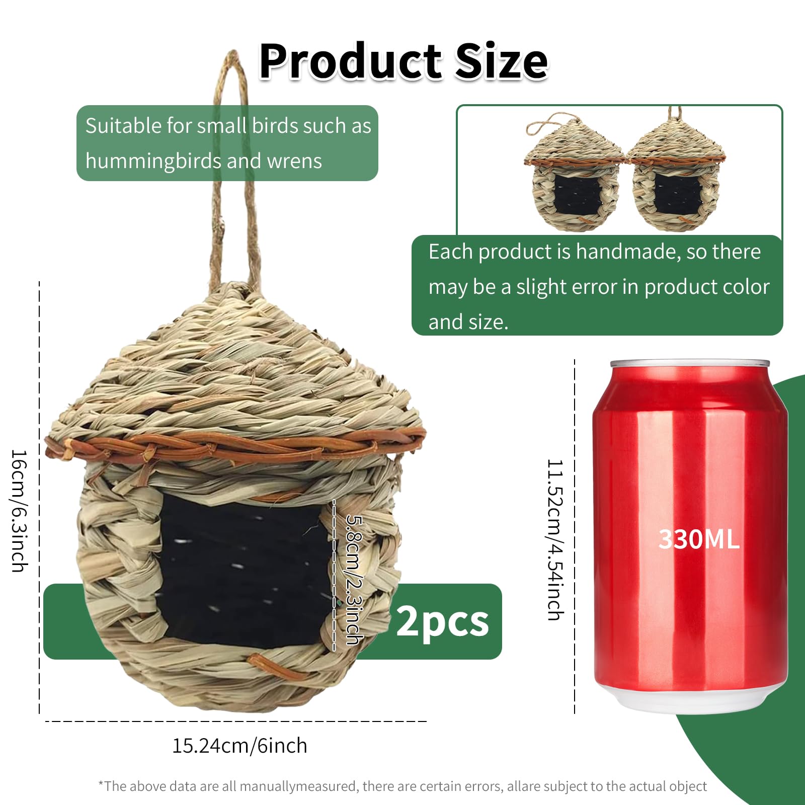 Gute Hummingbird House natural materials highlight hibiscus grass for garden aesthetics.