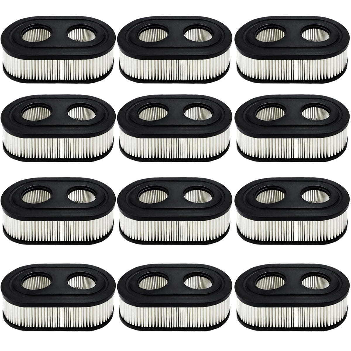 Guuozzli 12-pack general lawn mower air filter – main product view
