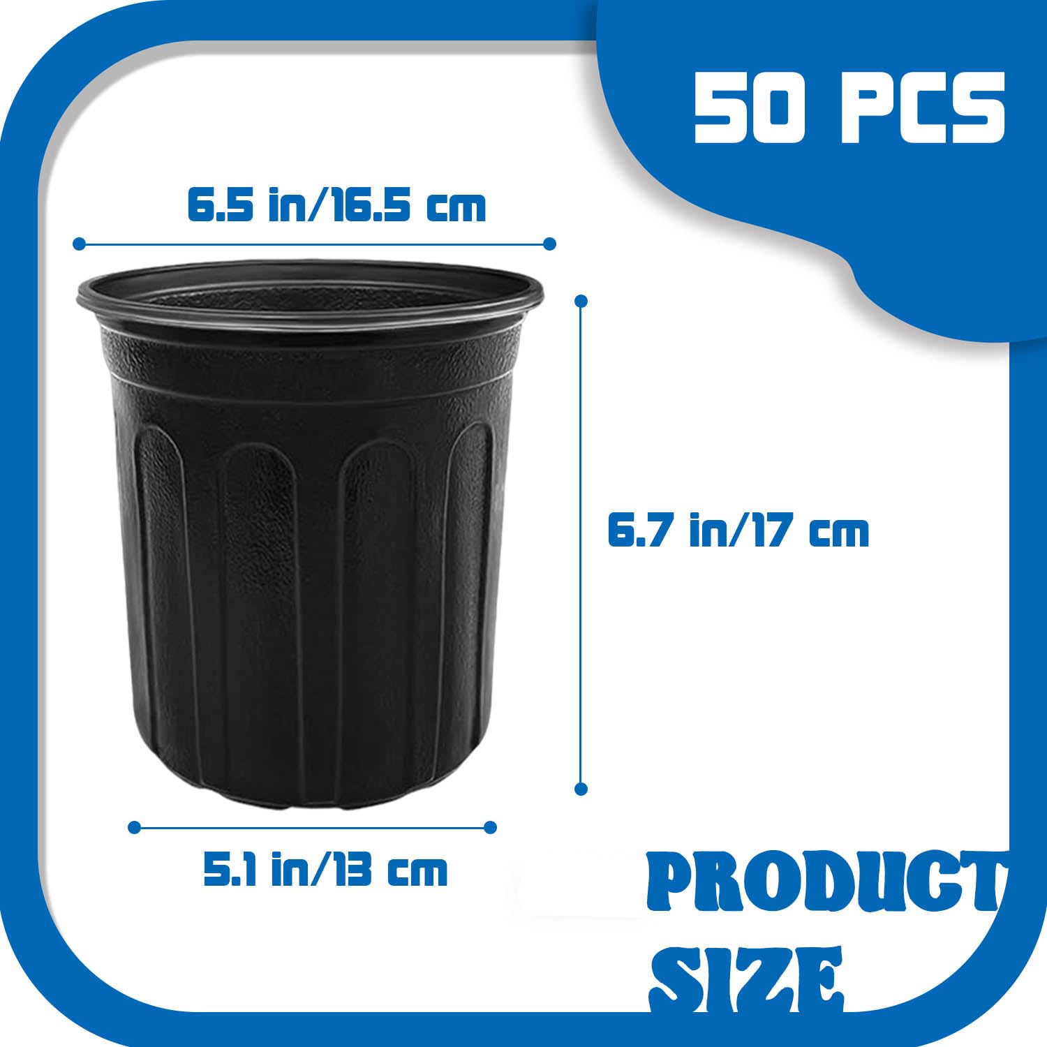 Guuozzli pot with drainage holes promotes drainage and aeration for seedlings