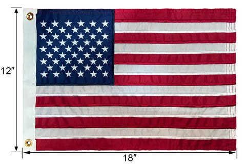 GUYSHEER flag 12x18 durability ready for frequent outdoor use.