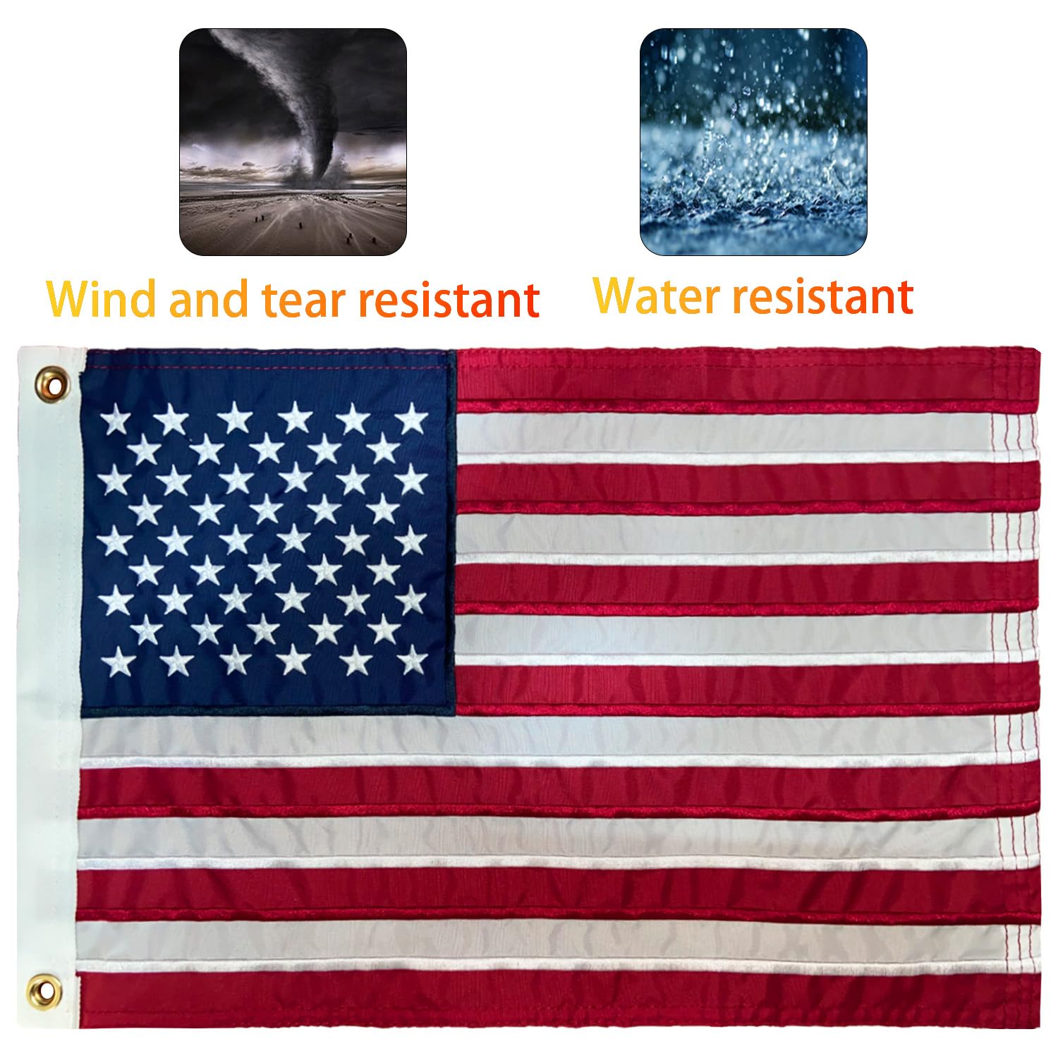 GUYSHEER flag fits indoor and outdoor spaces for versatile display.