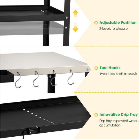 GVGBUK multifunctional grill cart keeps spices and towels within reach