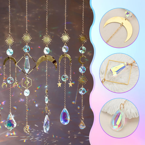 GWAHSA crystal beads create sparkling light trails across floors and surfaces.