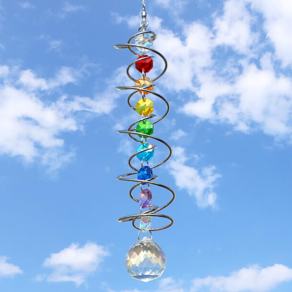 GWAHSA crystal prisms reflect sunlight and form tiny rainbows in windows.