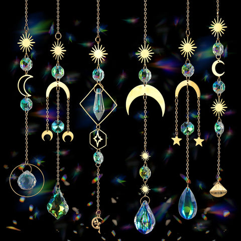 GWAHSA rainbow reflections in sun brighten walls and ceilings with prismatic light.
