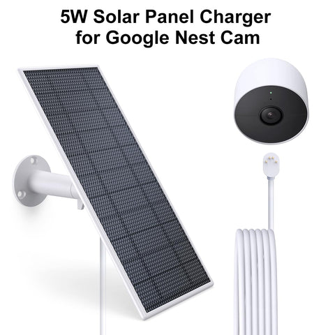 GwcLy Nest cam 360-degree bracket enables flexible sun exposure.
