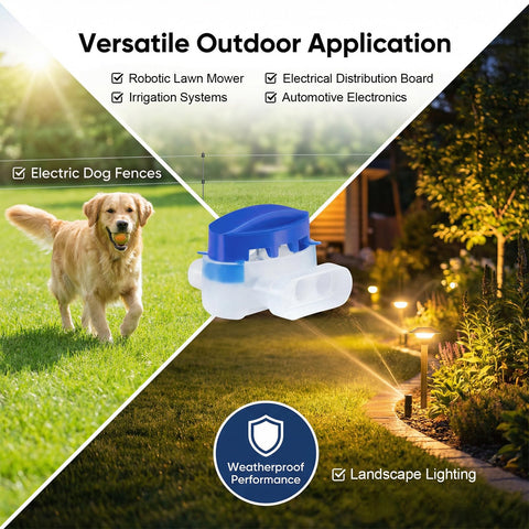GWHOLE durable electrical connector for landscape lighting and beyond.