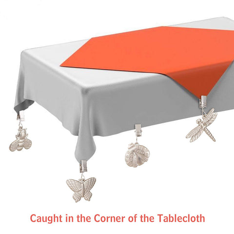 GWHOLE ladybird clip tablecloth weight grips corners to reduce wrinkles