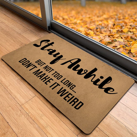 GXFC ZHAO durable polyester front door mat with vibrant print.