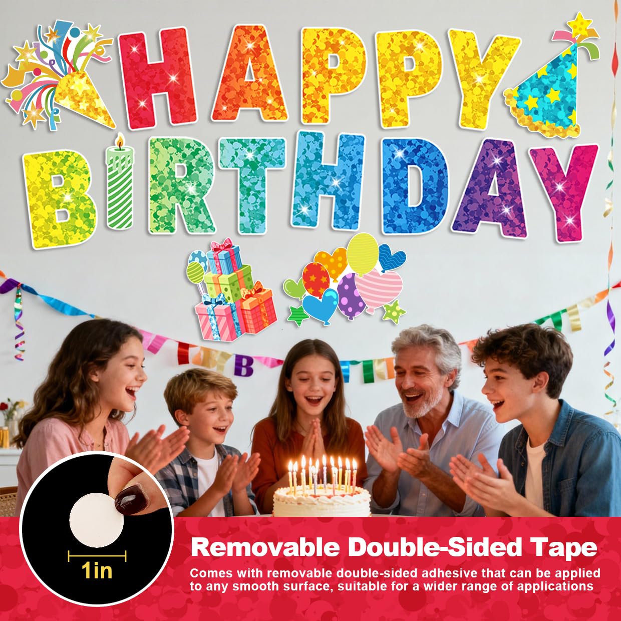 GXGGUS Balloons, stickers, ribbons enhance décor with ready-to-use embellishments