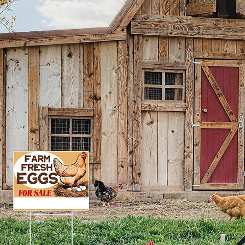 GXGGUS corrugated plastic all-weather signs withstand sun and rain.
