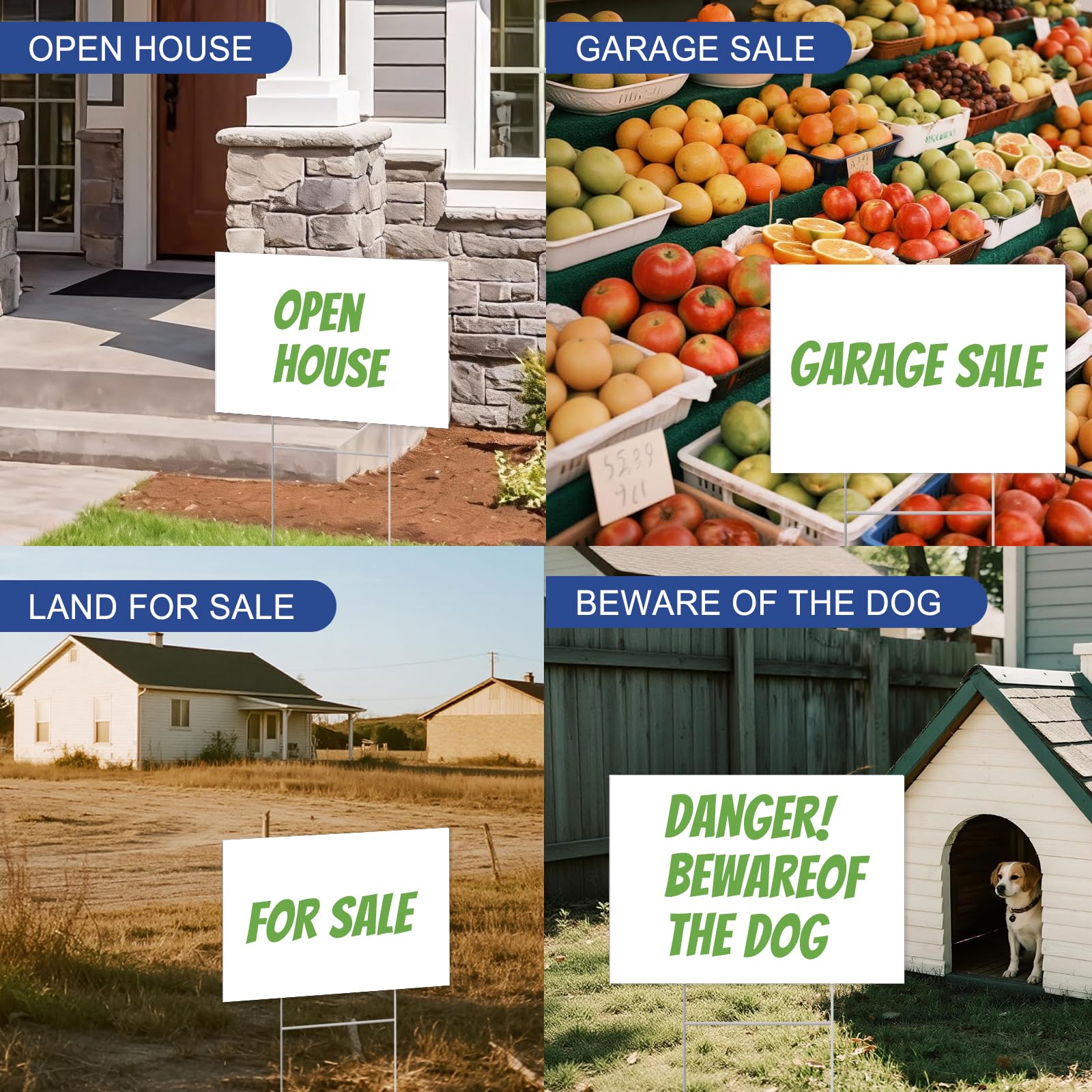GXGGUS garage sale sign for real estate and more