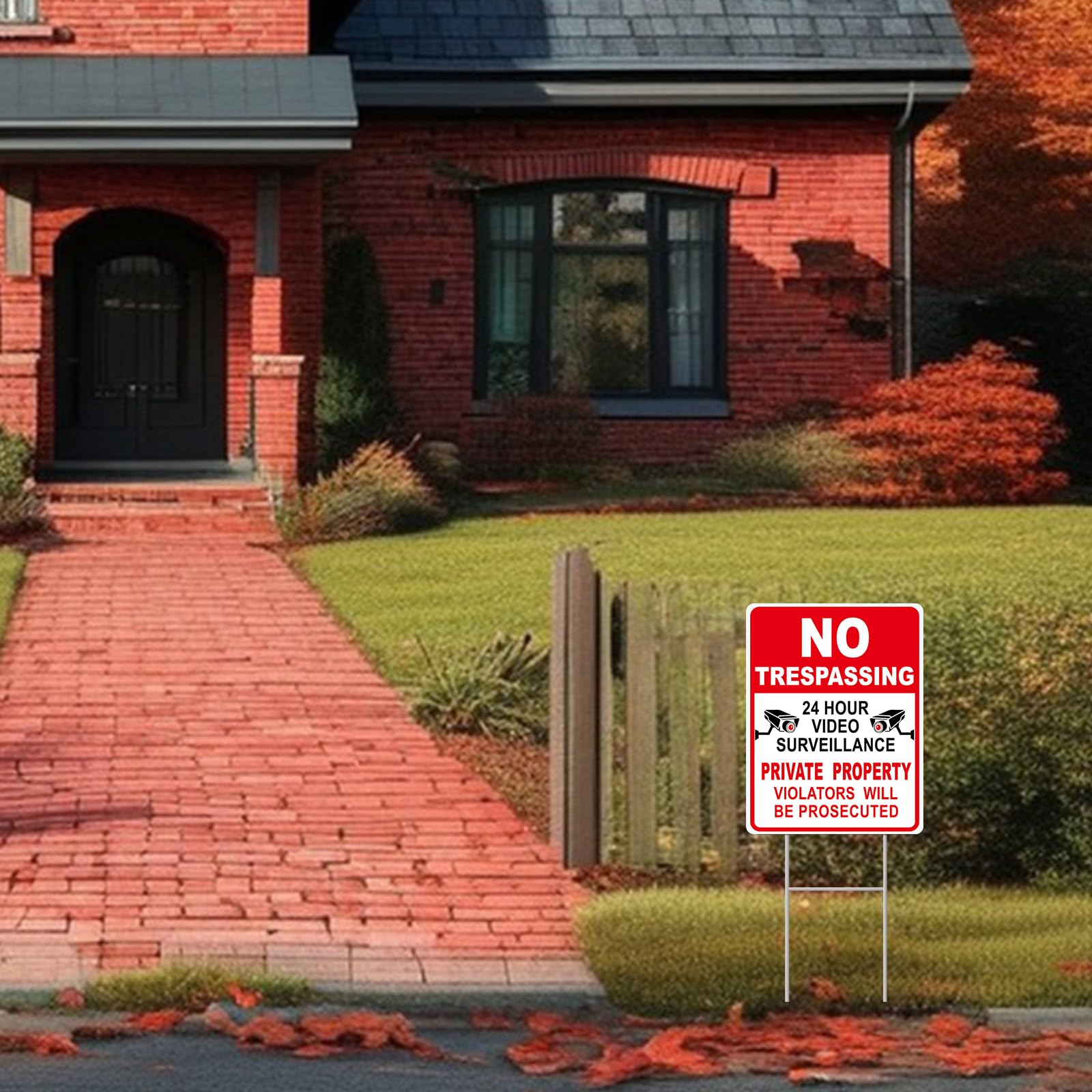 GXGGUS garden and yard sign ideal for driveways and perimeters