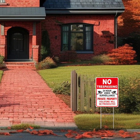 GXGGUS garden and yard sign ideal for driveways and perimeters
