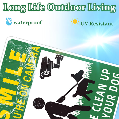 GXGGUS Outdoor sign with UV coating resists sun fading