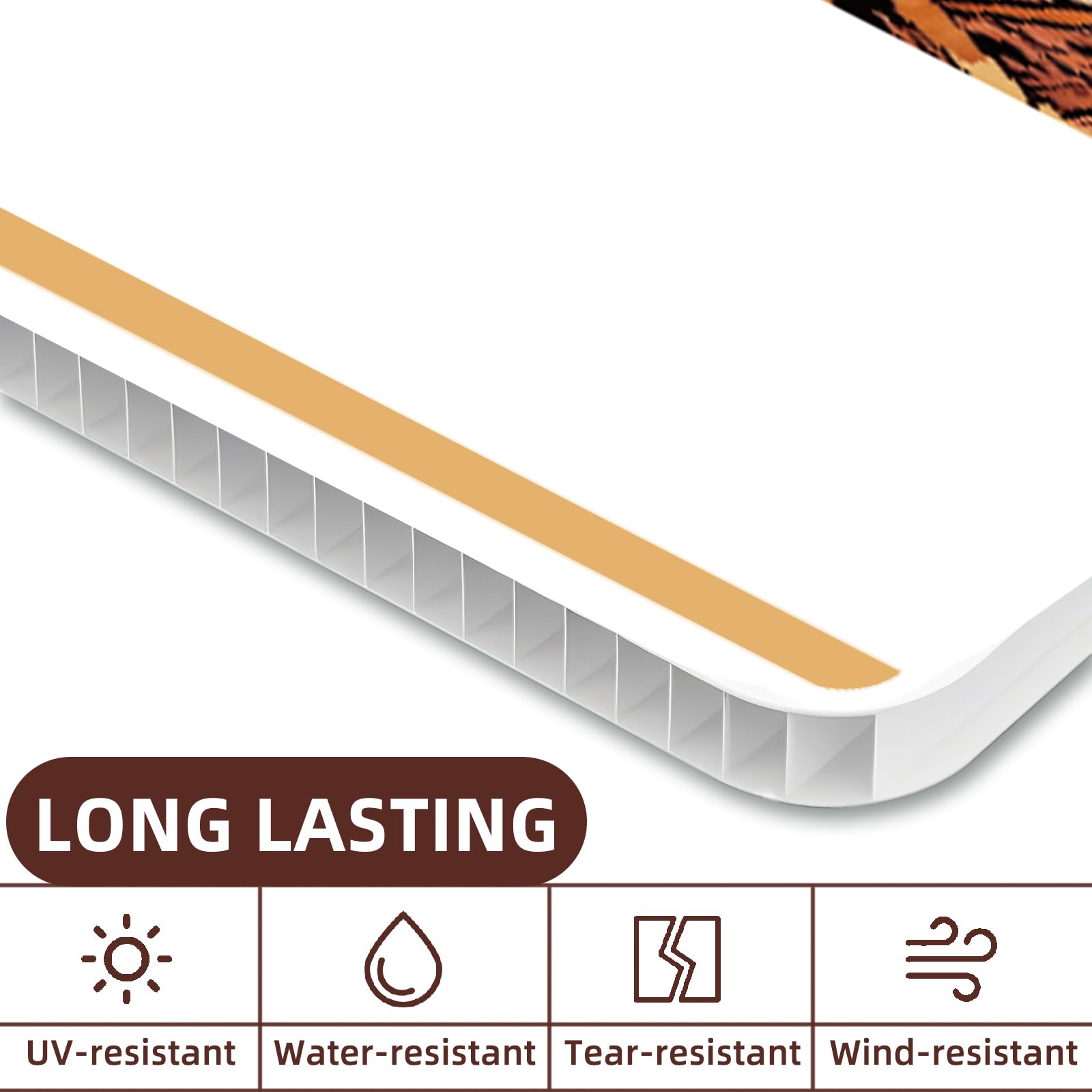 GXGGUS sign with directional arrows helps guide customers toward your stand.
