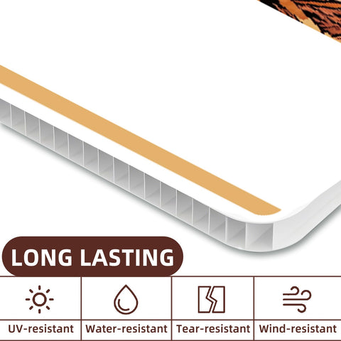 GXGGUS sign with directional arrows helps guide customers toward your stand.