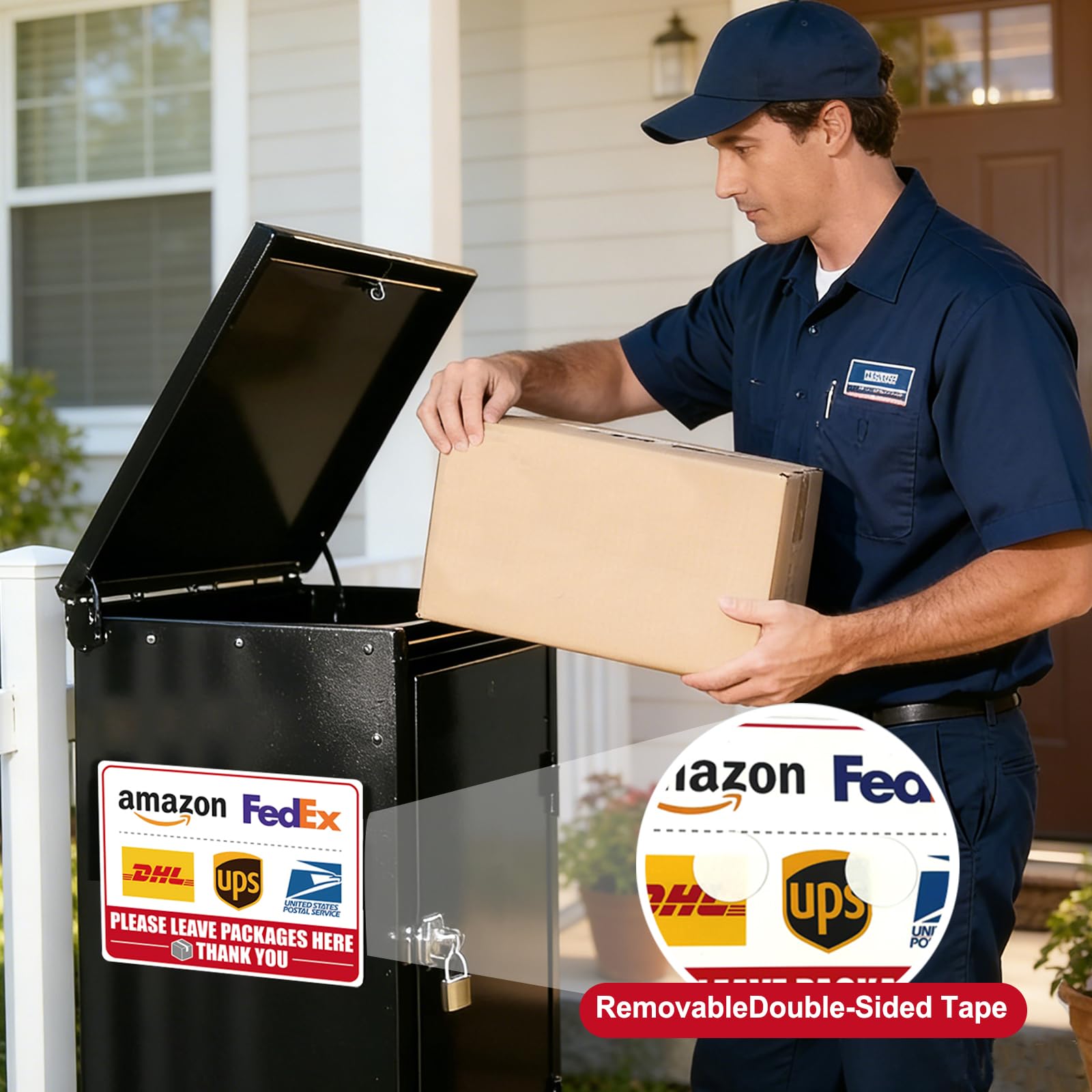 GXGGUS two-pack sign provides value for multiple entryways.