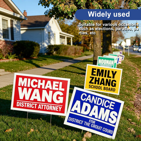 GXGGUS waterproof yard sign ideal for all weather use