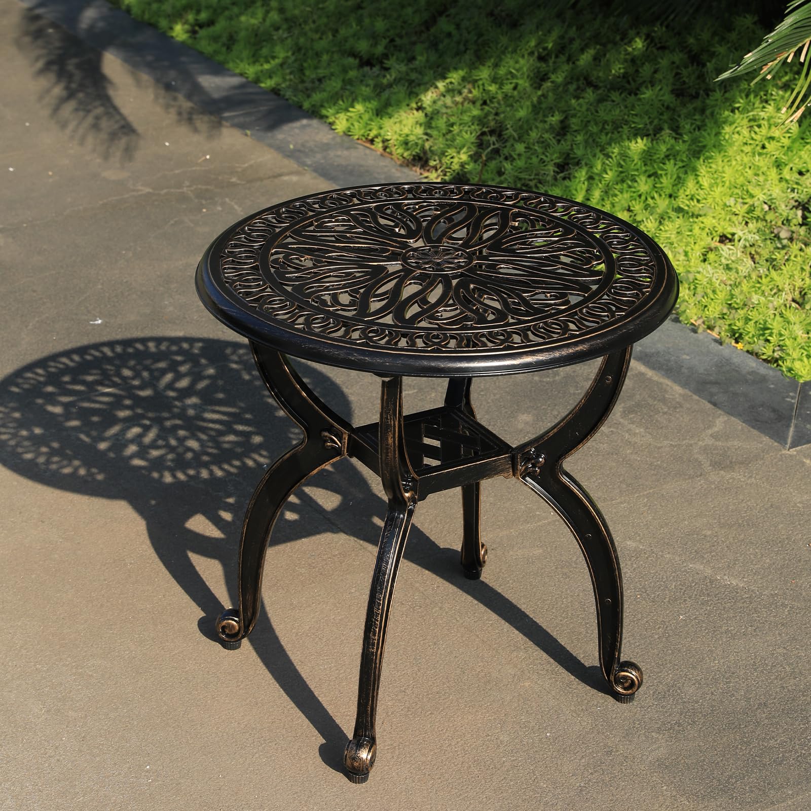 GXOUTAL bronze-black finish detail adds vintage charm while resisting rust