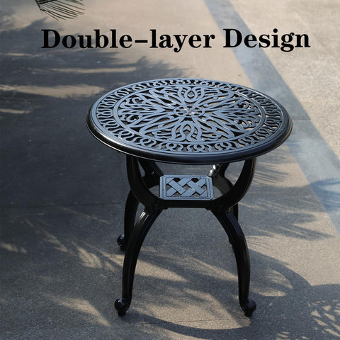 GXOUTAL small outdoor coffee table offering compact versatility for outdoor living.