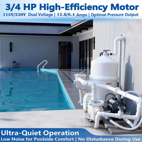 GXW PB4-60 booster pump side view highlights solid weatherproof construction