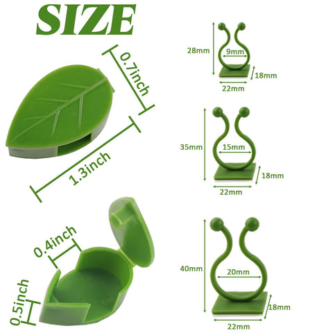 GXXMEI adhesive plant clips organize wires and cables neatly.