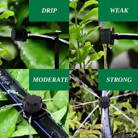 GXXMEI garden irrigation setup suitable for pots, balconies, and greenhouse layouts.
