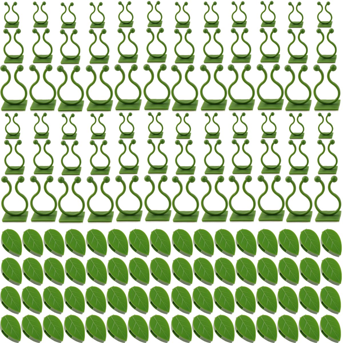 GXXMEI leaf-shaped plant wall clamp secures vines on smooth surfaces discreetly.