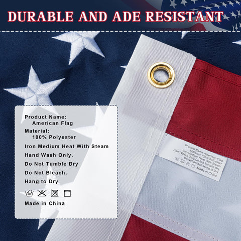 GYaozii flag fade-resistant colors stay vibrant in sunlight