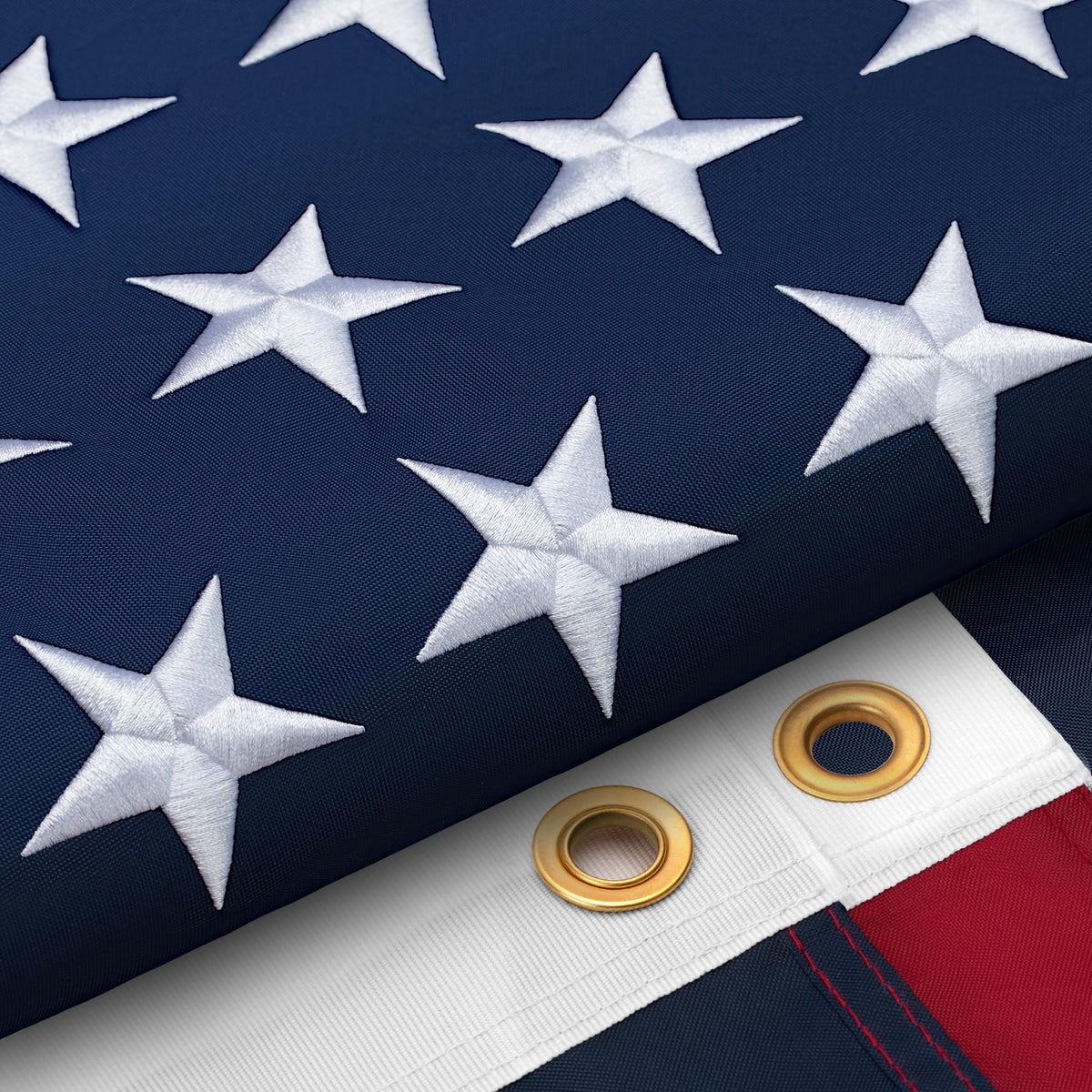 GYaozii American flag 3x5 ft with embroidered stars for durable outdoor display.