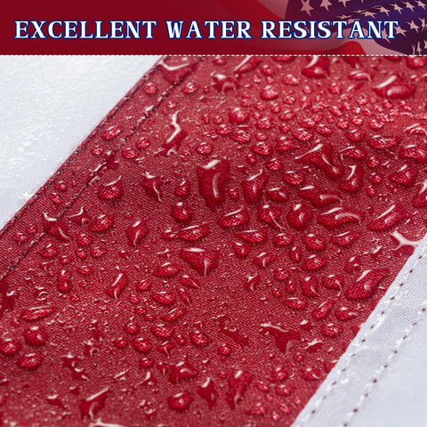 GYaozii flag double-needle stitching strengthens stripes for lasting outdoor use.