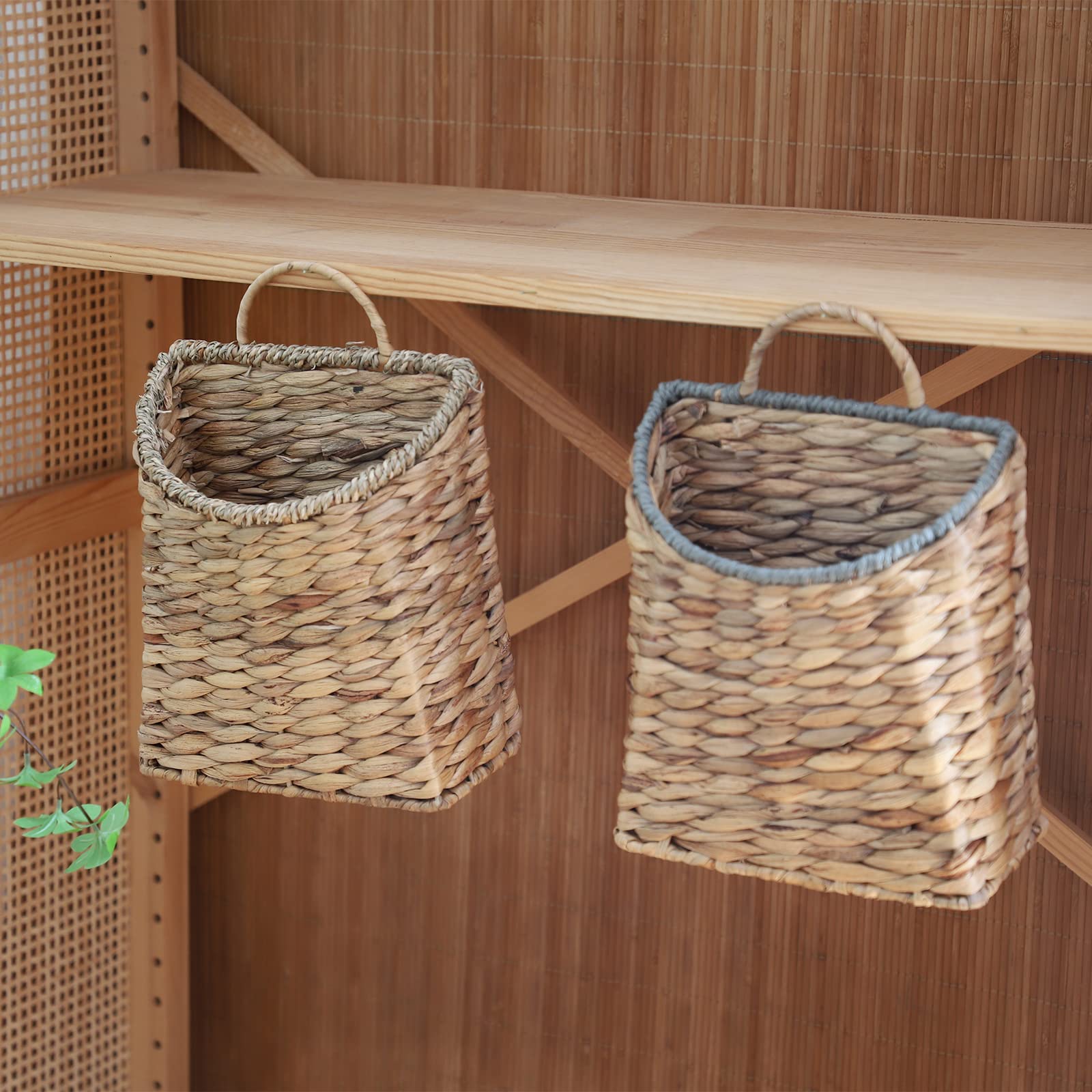 GYASVWU dried flower vase basket offers rustic charm for weddings and events.