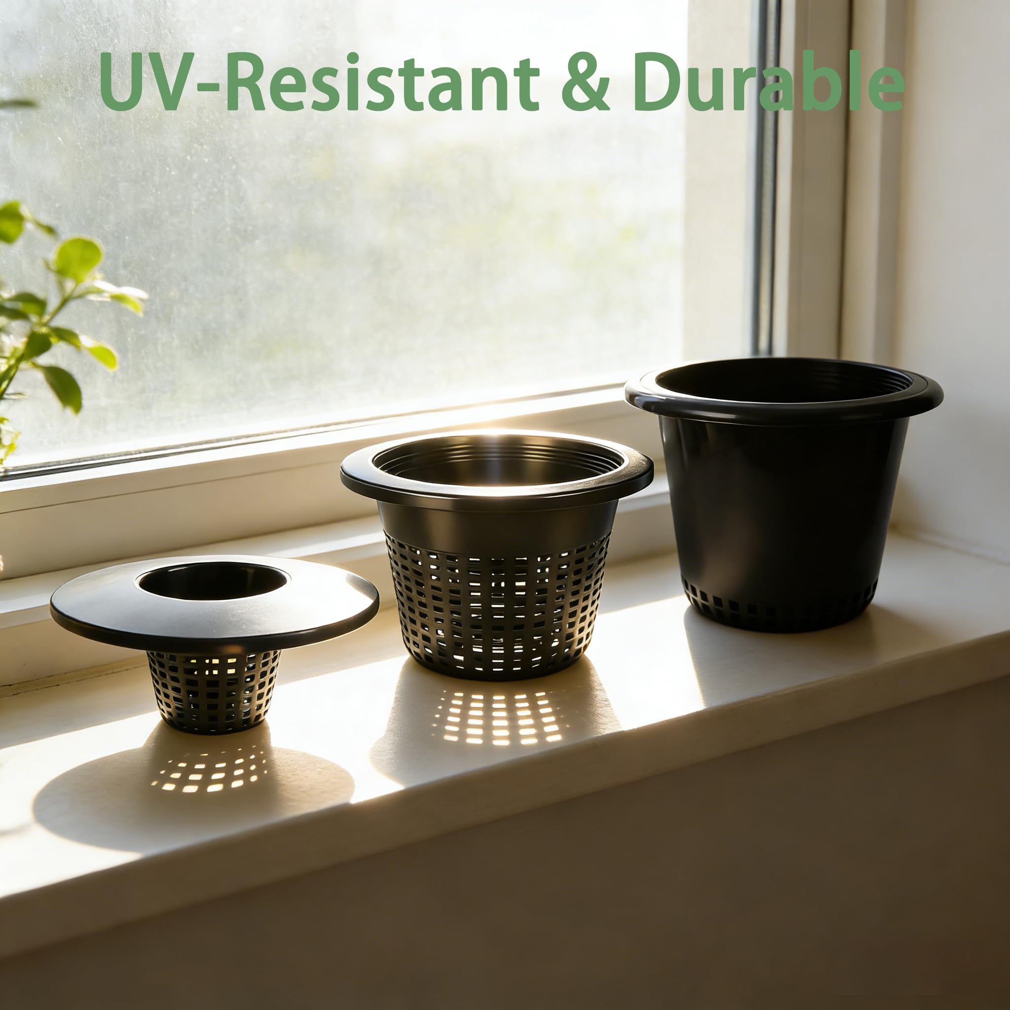 Gyfofix 3- and 5-gallon bucket snap-on cups installed in a hydroponic setup