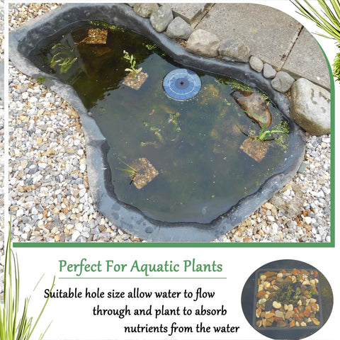 Gyfofix HG9SQBK simple planting and lowering into pond for quick setup and placement.