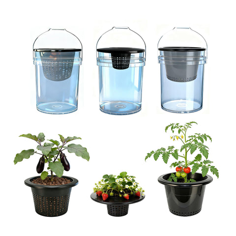 Gyfofix large-opening mesh net cup for deep-root crops such as tomato