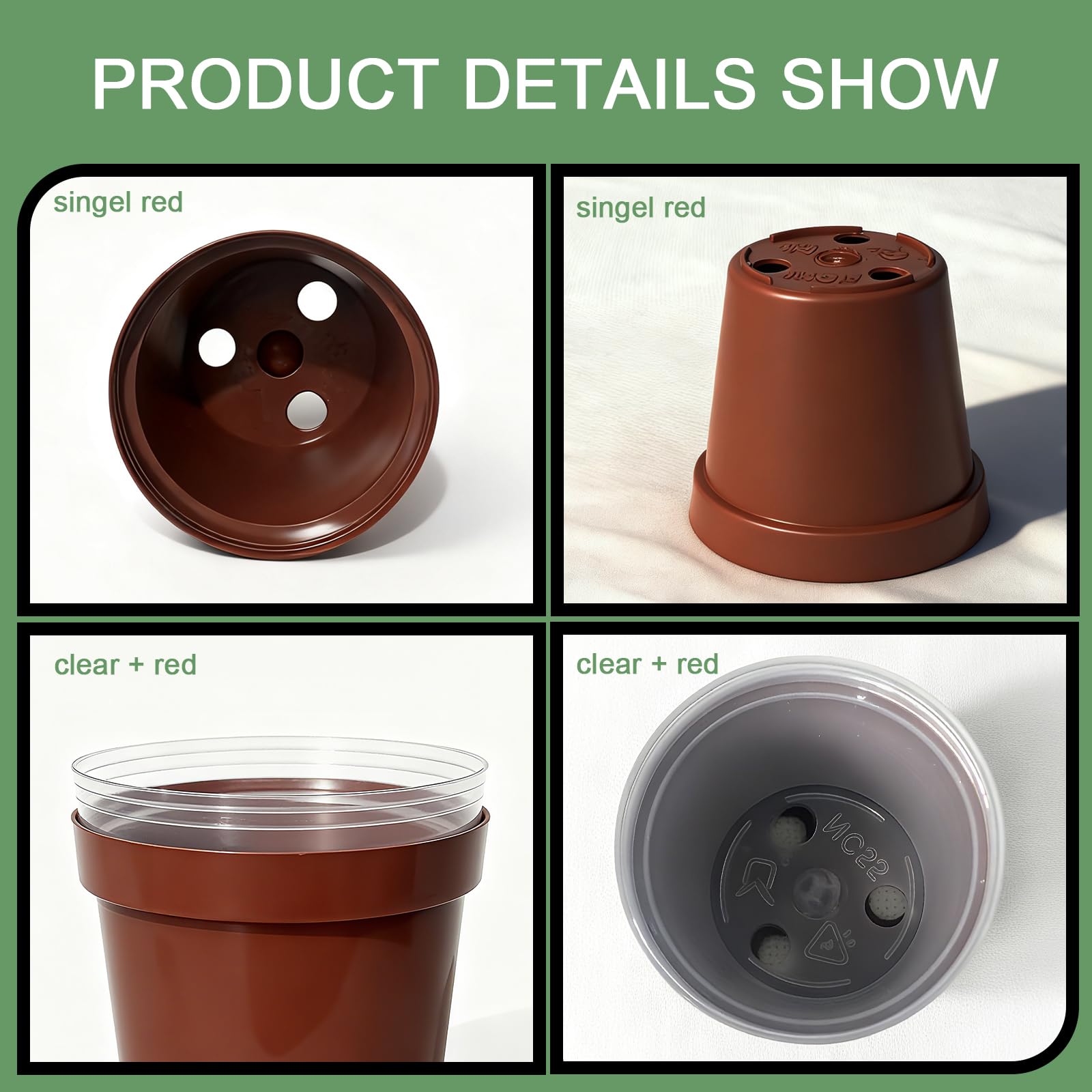 Gyfofix stackable seedling pots save space and simplify batch propagation.