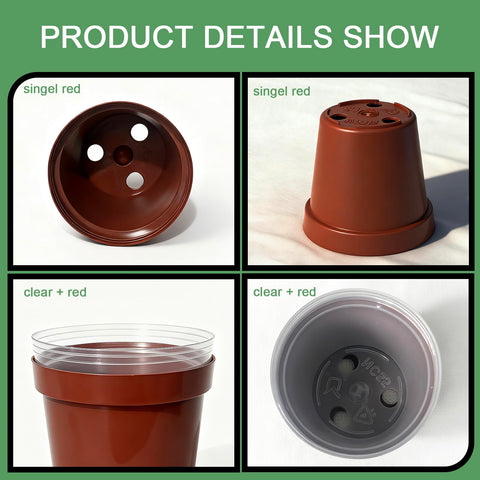 Gyfofix stackable seedling pots save space and simplify batch propagation.