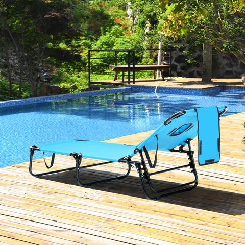 GYMAX detachable washable pillows for easy cleaning after sun sessions.