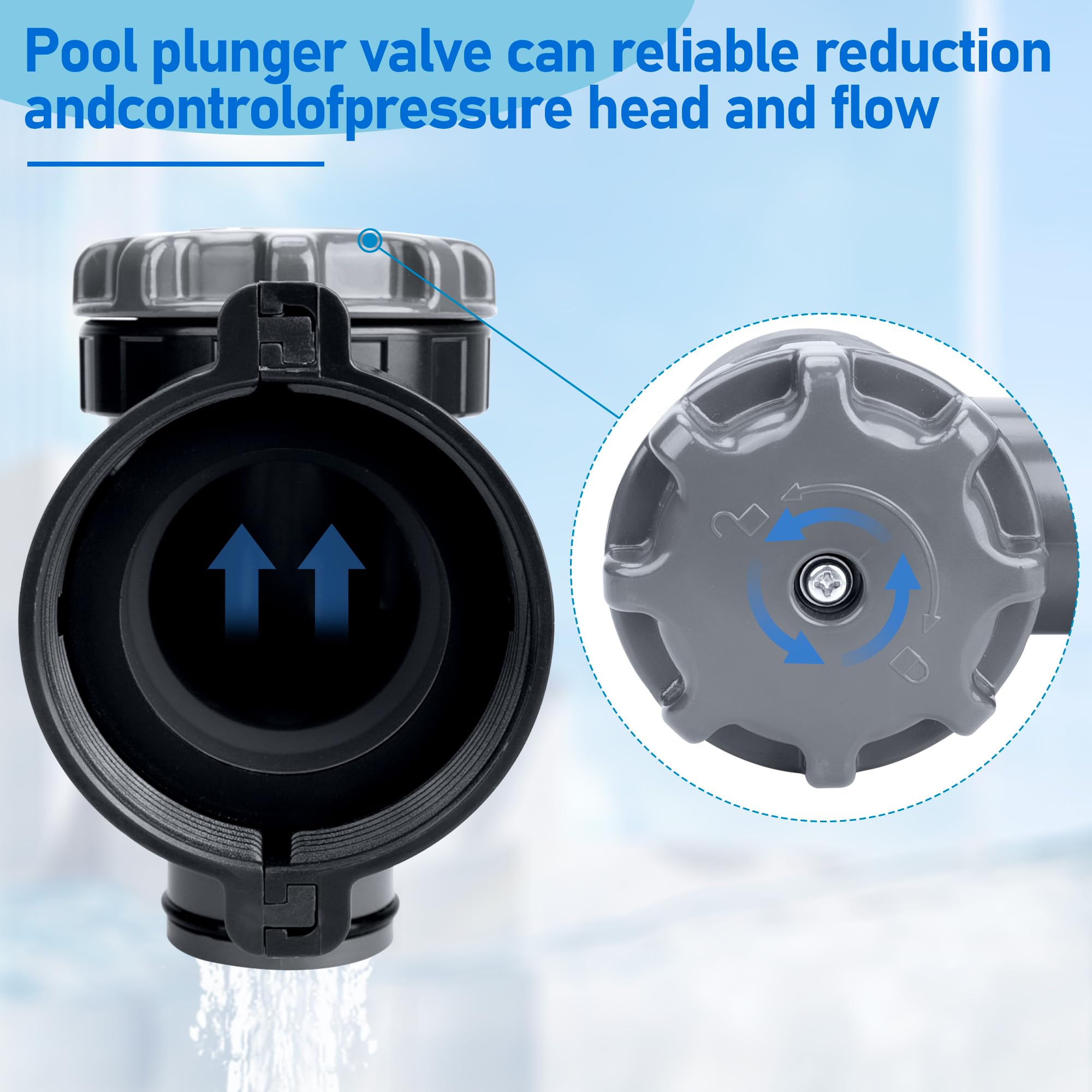 GYPNS high-quality plunger valve material resists sunlight and wear.